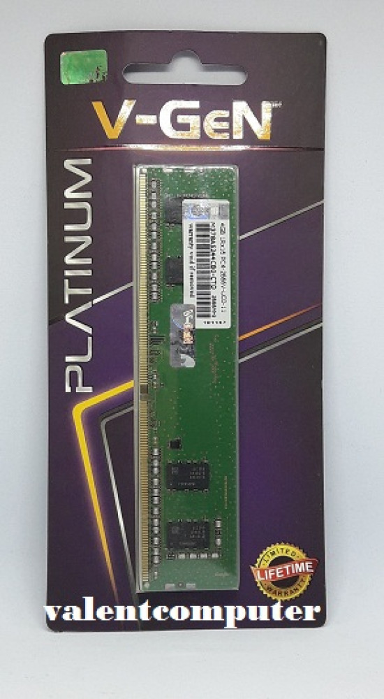 Vgen Platinum RAM ddr4 4gb PC2666 Longdim