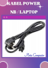 Kabel Power Laptop 3 lubang tebal Kabel Power Adaptor Asus Lenovo Dell Acer HP Toshiba