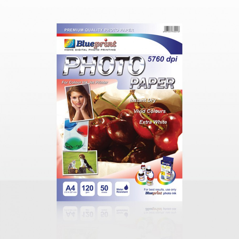 Blueprint BP-GPA4120 Glossy Photo Paper 120gsm A4 - Kertas Foto