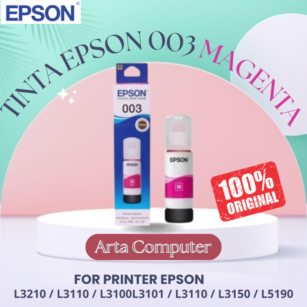 Tinta Epson T003 L series Cyan/Biru