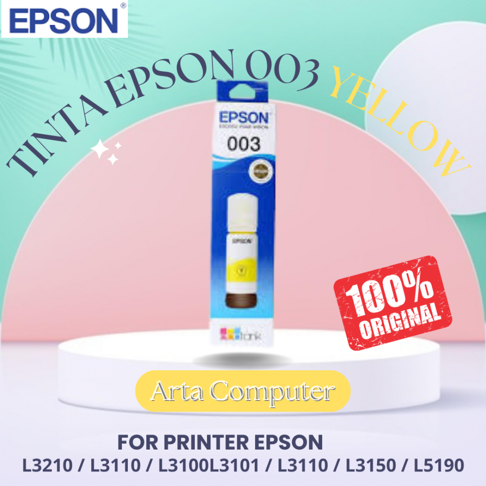 Tinta Epson T003 LSeries Yellow/Kuning