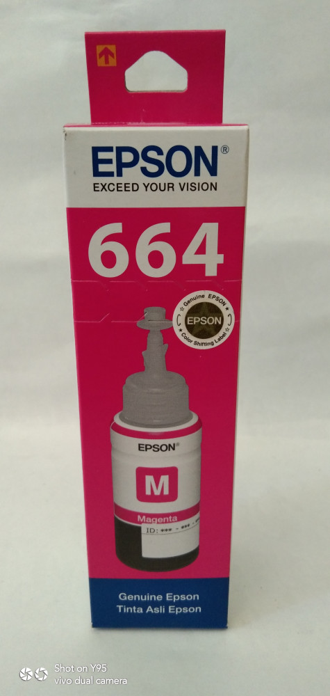 TINTA EPSON 664 L100/L200 MAGENTA/MERAH