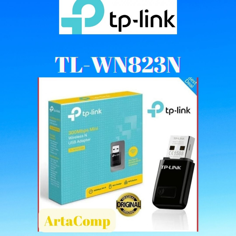 TP LINK TL-823N 300Mbps Mini Wireless N USB Adapter