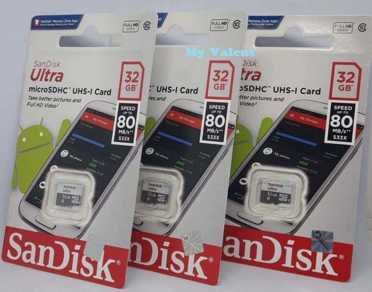 Sandisk  Ultra Micro SDHC 32GB Class 10 Original 80MB/s