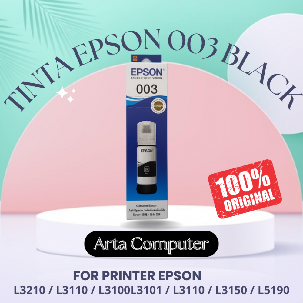 Tinta Epson T003 L series  Black