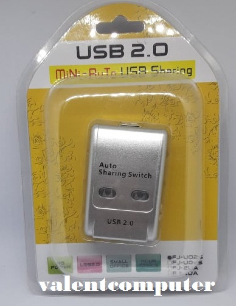 Bafo Auto Switch Printer 2 POrt USB 2.0 Printer Switch