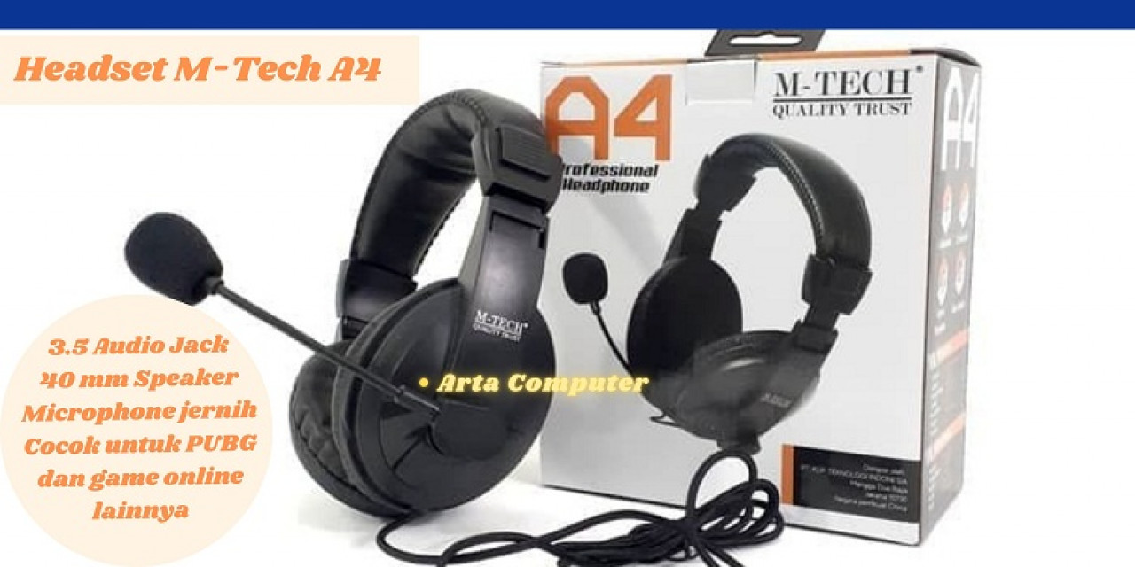 Headset Gaming M-tech A4 Headphone